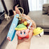 New Cute Fashion Character Kawaii Special Pink Kirby Star Keychain Adventure Animal Pendant Silica Gel Keychain Bag Car Dolls Kids Toys for Girls Boys Teen Kids