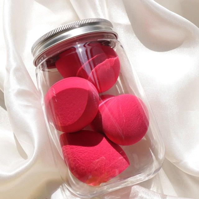 New Different Sizes Makeup Sponge Cosmetic Puff Sponge Powder Blush Beauty Tools With Storage Box Luxury Soft Design For Womens