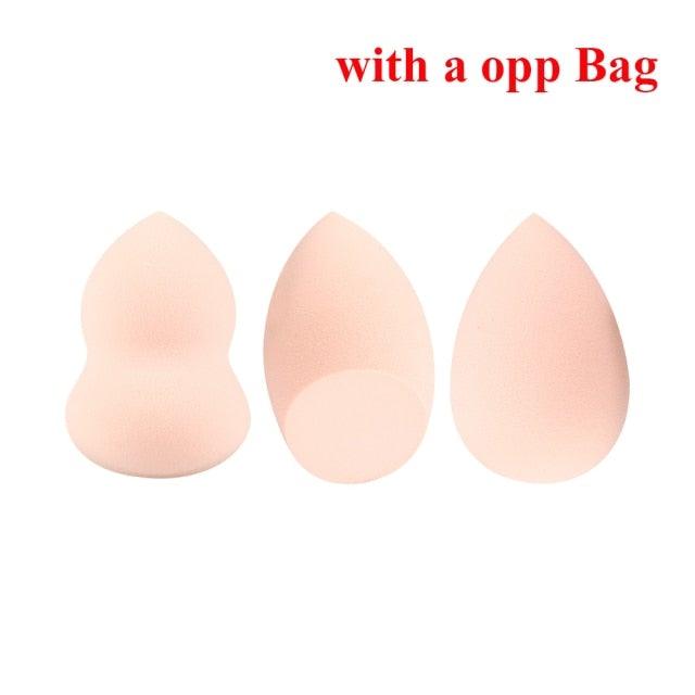 New Different Sizes Makeup Sponge Cosmetic Puff Sponge Powder Blush Beauty Tools With Storage Box Luxury Soft Design For Womens