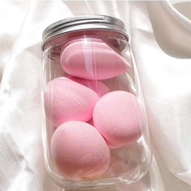 New Different Sizes Makeup Sponge Cosmetic Puff Sponge Powder Blush Beauty Tools With Storage Box Luxury Soft Design For Womens