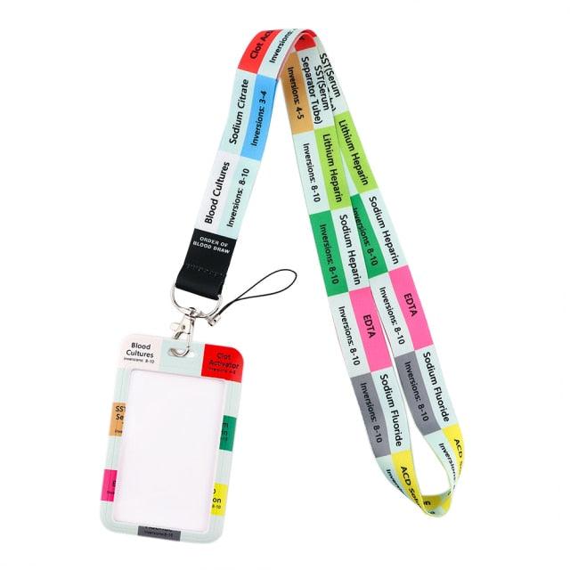 New Doctor Nurse Neck Strap Keychain Holder ID Card Pass Hang Rope Lanyard Key Chain ID Badge Holder Medical Student Gift