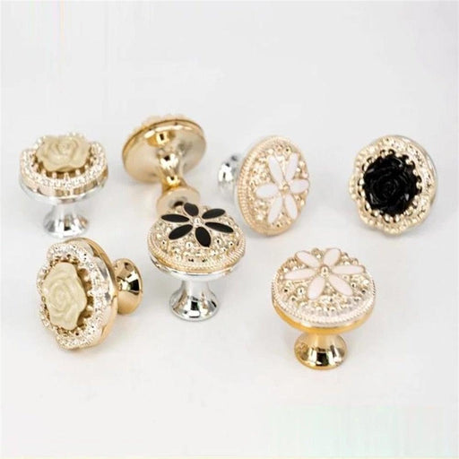 New Door Handles Furniture Handles Coffee Table Handle Cabinets And Drawer Knob Kitchen Furniture Accessories  Cabinet Knobs Flower Drawer Knobs Pull Handles