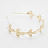 New Fashion Bride beautiful simple generous metal Leaves leaf crown hair band headband Women girls hair Accessories Headdress For Weddings - ALLURELATION - - Stevvex.com