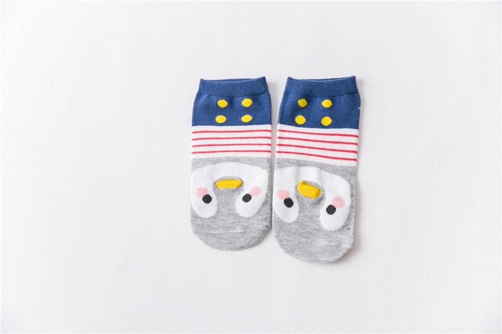 New Fashion Funny Cartoon Egg Socks Cute Girls' Happy Animal Fruit Foods Short Socks Penguin Fried Omelette Strawberry Pineapple Printed Unisex Socks For Men And Women