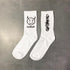 New Fashion Kawaii Cute Smilies Patterned Socks Pure Cotton Cartoon Pattern Hip Hop Style Breathable Mid Tube Socks Skateboard Socks Soft Long Sock for Men And Women