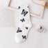 New Fashion Kawaii Cute Smilies Patterned Socks Pure Cotton Cartoon Pattern Hip Hop Style Breathable Mid Tube Socks Skateboard Socks Soft Long Sock for Men And Women