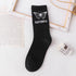 New Fashion Kawaii Cute Smilies Patterned Socks Pure Cotton Cartoon Pattern Hip Hop Style Breathable Mid Tube Socks Skateboard Socks Soft Long Sock for Men And Women