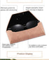 New Fashion Leather Cover Sunglasses Case Women Men Glasses Portable Soft Glasses Pouch Bag Hard Shell Eyeglasses Cases Unisex Leather Glasses Cases Portable Sunglasses Protective Cases For Women