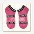 New Fashion Motion Socks Pink Socks New Unisex Cotton Mix Random Harajuku Creative Happy Casual Sports Short Ankle Pink Letters Socks Cotton Socks For Men And Women