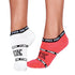 New Fashion Motion Socks Pink Socks New Unisex Cotton Mix Random Harajuku Creative Happy Casual Sports Short Ankle Pink Letters Socks Cotton Socks For Men And Women