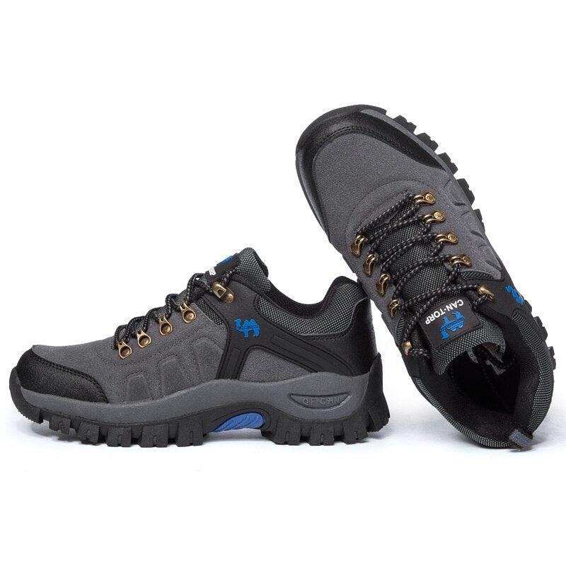 New Fashion Outdoors Men's Sneakers Waterproof Shoes Mens Casual Shoe Waterproof Hiking Boots Outdoor Lightweight Shoes Outdoor Walking Lace Up Anti-Slip Casual Shoes