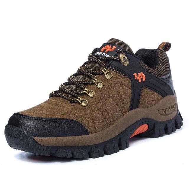 New Fashion Outdoors Men's Sneakers Waterproof Shoes Mens Casual Shoe Waterproof Hiking Boots Outdoor Lightweight Shoes Outdoor Walking Lace Up Anti-Slip Casual Shoes