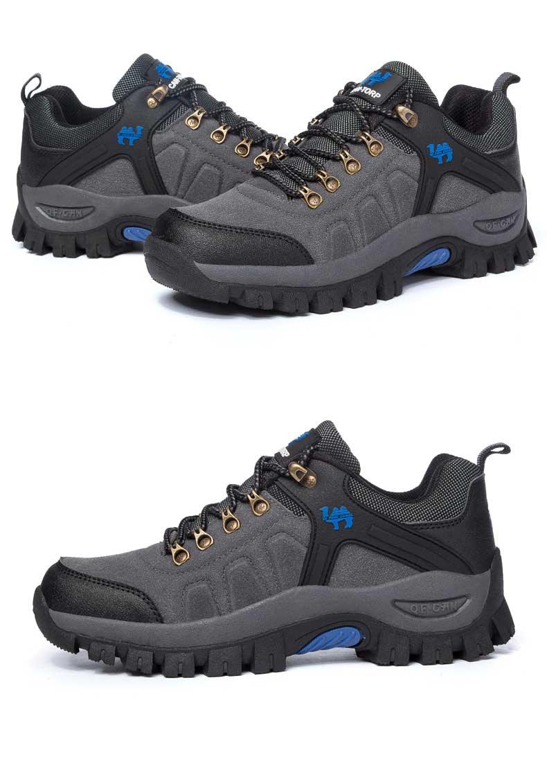 New Fashion Outdoors Men's Sneakers Waterproof Shoes Mens Casual Shoe Waterproof Hiking Boots Outdoor Lightweight Shoes Outdoor Walking Lace Up Anti-Slip Casual Shoes