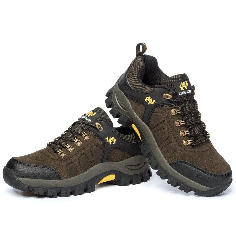 New Fashion Outdoors Men's Sneakers Waterproof Shoes Mens Casual Shoe Waterproof Hiking Boots Outdoor Lightweight Shoes Outdoor Walking Lace Up Anti-Slip Casual Shoes