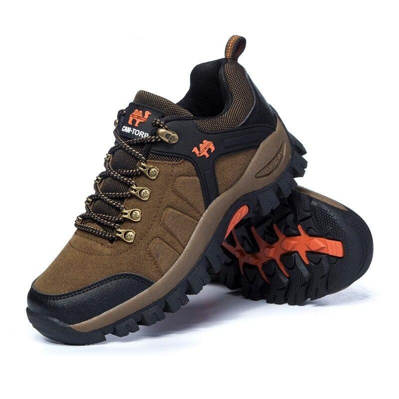 New Fashion Outdoors Men's Sneakers Waterproof Shoes Mens Casual Shoe Waterproof Hiking Boots Outdoor Lightweight Shoes Outdoor Walking Lace Up Anti-Slip Casual Shoes