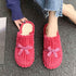 New Fashion Winter Warm Cotton Slippers Women Men Home Shoes Simple Non-slip Cotton House Slippers Cozy Memory Foam Washable For Summer Bedroom