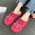 New Fashion Winter Warm Cotton Slippers Women Men Home Shoes Simple Non-slip Cotton House Slippers Cozy Memory Foam Washable For Summer Bedroom