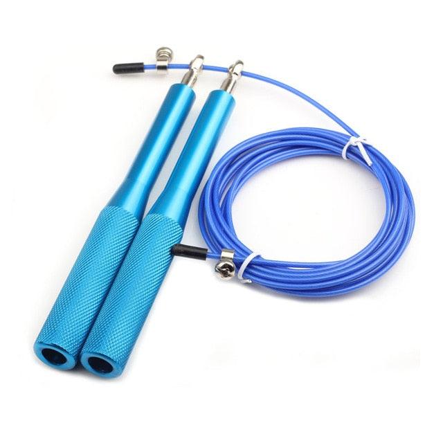 New Fitness Jump Ropes Heavy Steel Wire Speed Jump Rope Weighted Skipping Rope With 360 Degree Ball Bearing And Aluminum Alloy Non-Slip Handle Rope For Training Fitness Home Exercises