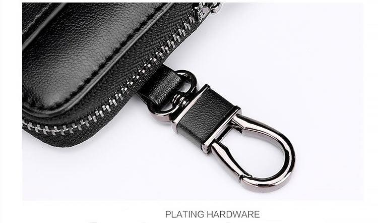 New Genuine Leather Keychain Leather Car Case Key Holder Bag Keychain Case Wallet Holder Pouch Smart Key Chain Purse Key Cover Bag Fashion Men Key Holder Organizer Car Key Case - ALLURELATION - 360 Degree Rotatable Keychain, 551, Genuine Leather Keychain, Holder Bag Keychain, Key Holder, leather keychain, Organizer Car Key Case, Purse Key Cover Bag, Smart Key Chain - Stevvex.com