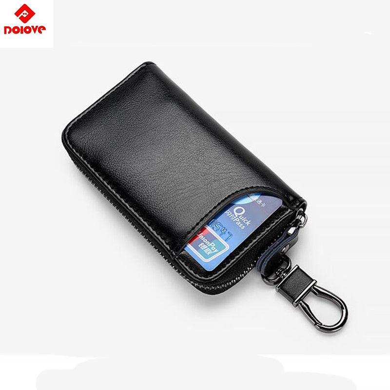 New Genuine Leather Keychain Leather Car Case Key Holder Bag Keychain Case Wallet Holder Pouch Smart Key Chain Purse Key Cover Bag Fashion Men Key Holder Organizer Car Key Case - ALLURELATION - 360 Degree Rotatable Keychain, 551, Genuine Leather Keychain, Holder Bag Keychain, Key Holder, leather keychain, Organizer Car Key Case, Purse Key Cover Bag, Smart Key Chain - Stevvex.com