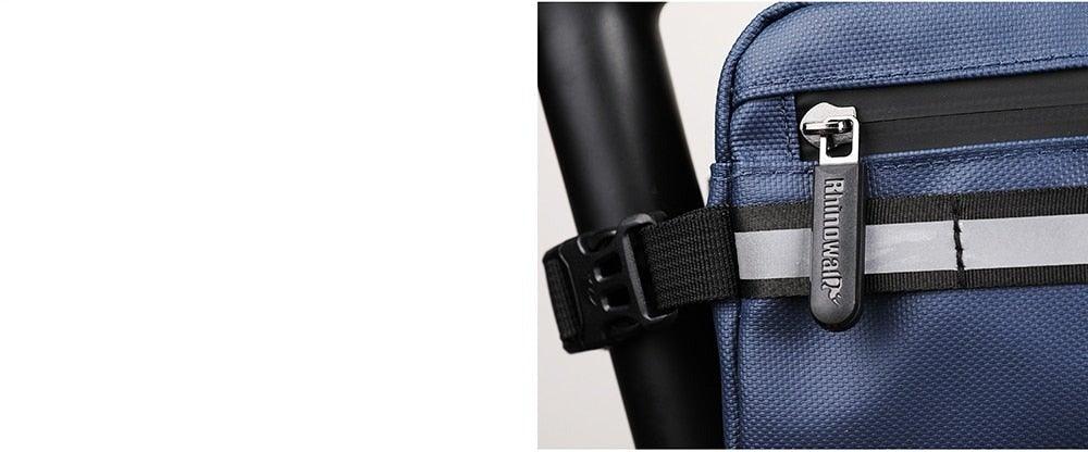 New Handlebar Bag Bicycle Bags Frame Pannier Bag Waterproof Multifunction Portable Shoulder Bag Bike Accessories Multifunction Bike Handlebar Bag Front Bicycle Frame Bag Waterproof Shoulder Bag Handbag Waist Bag