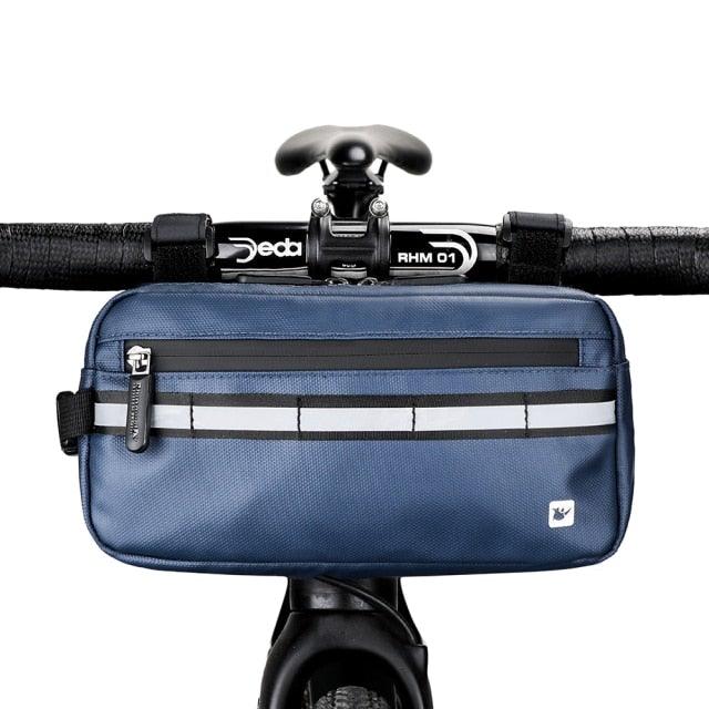 New Handlebar Bag Bicycle Bags Frame Pannier Bag Waterproof Multifunction Portable Shoulder Bag Bike Accessories Multifunction Bike Handlebar Bag Front Bicycle Frame Bag Waterproof Shoulder Bag Handbag Waist Bag