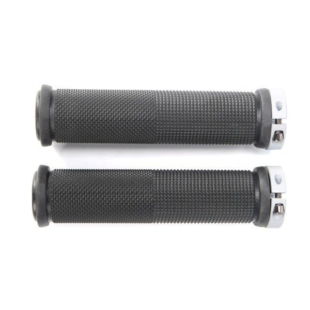 New Handlebar Cover Grips Rubber Soft Anti-Skid Cycling Bike Grips Mountain Road Bike Lock On Handle End Grips Handlebar Lockable Mountain Antiskid Shockproof Aluminum Alloy Locking Ring Comfy Soft TPR Rubber Handlebar