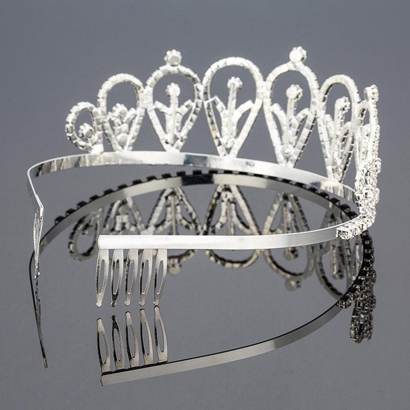 New Ladies Headwear And Crown Headband Bridal Party Crown Wedding Party Accessories Fashion Hair Accessories Gifts  Princess Crown Crystal Gold Tiara For Girls Women Toddler Kids Fairy Tiara With Comb