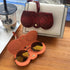 New Leather Foldable Fashion Women Portable Case Sun Eye Glasses Box For Eyeglass Sunglasses Cute Protection Bag Lightweight Soft Eyewear Bag For Women Girls