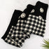 New Luxury Winter Soft Wool Knitted White and Black Double-sided Smiley Face Scarf Head Wraps Shawls Hijabs Shawls Escharpe Elegant Shawl For Female