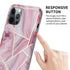 New Marble Phone Case For iphone 13 12 11Pro  Hard Soft Silicone Protective Case for Women Men Green Abstract Marble Pattern Design Phone Case For Women Girls