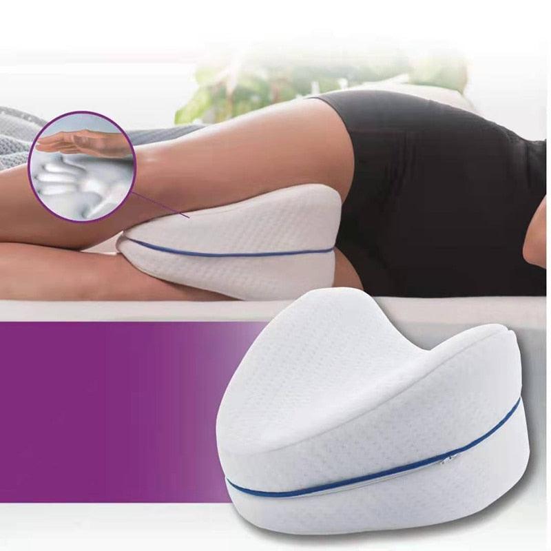 New Memory Cotton Leg Pillow Sleeping Orthopedic Sciatica Back Hip Body Joint Pain Relief Thigh Orthopedic Knee Pillow for Sciatica Relief Back Pain Leg Pain Pregnancy Hip Joint Pain Leg Pad Cushion Home Memory Foam - ALLURELATION - 552, Car Pillows, Cotton Leg Pillow, Leg Pillow, Memory Leg Pillow, Memory Cotton Leg Pillow, Memory Cotton Pillow, New Memory Cotton Leg Pillow, New Memory Leg Pillow, Travel Pillows - Stevvex.com