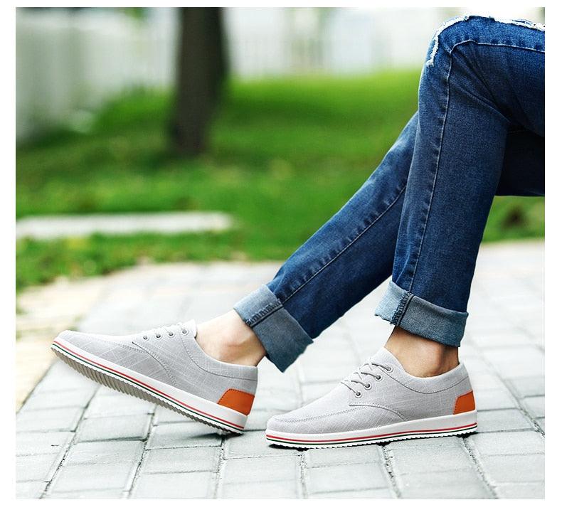 New Men's Flats High Quality Casual Shoes Handmade Shoes Casual Sports Flats Men Lightweight Comfortable Walking Shoes Outdoor Walking Sneakers For Mens - STEVVEX Shoes - 107, Breathable Flat Casual Sneakers, Breathable Shoes, Business Mens Sneakers, Comfortable Mens Shoes, Elegant Mens Shoes, High Quality Mens Casual Shoes, Men Casual Shoes, Men Shoes, Men Sneakers, Mens Casual Elegant Shoes, Modern Shoes, Shoes, Sneakers, Sport Mens Shoes, Sports Shoes, Strong Mens Shoes - Stevvex.com