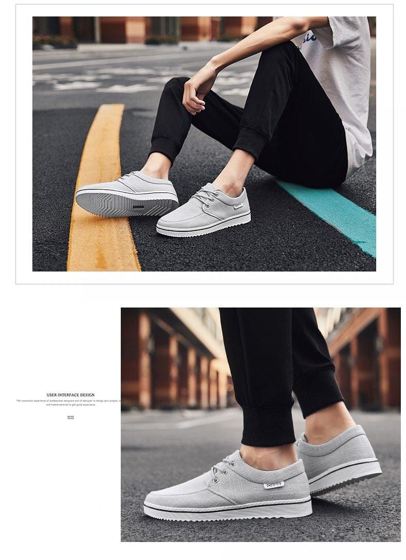 New Men's Flats High Quality Casual Shoes Handmade Shoes Casual Sports Flats Men Lightweight Comfortable Walking Shoes Outdoor Walking Sneakers For Mens - STEVVEX Shoes - 107, Breathable Flat Casual Sneakers, Breathable Shoes, Business Mens Sneakers, Comfortable Mens Shoes, Elegant Mens Shoes, High Quality Mens Casual Shoes, Men Casual Shoes, Men Shoes, Men Sneakers, Mens Casual Elegant Shoes, Modern Shoes, Shoes, Sneakers, Sport Mens Shoes, Sports Shoes, Strong Mens Shoes - Stevvex.com