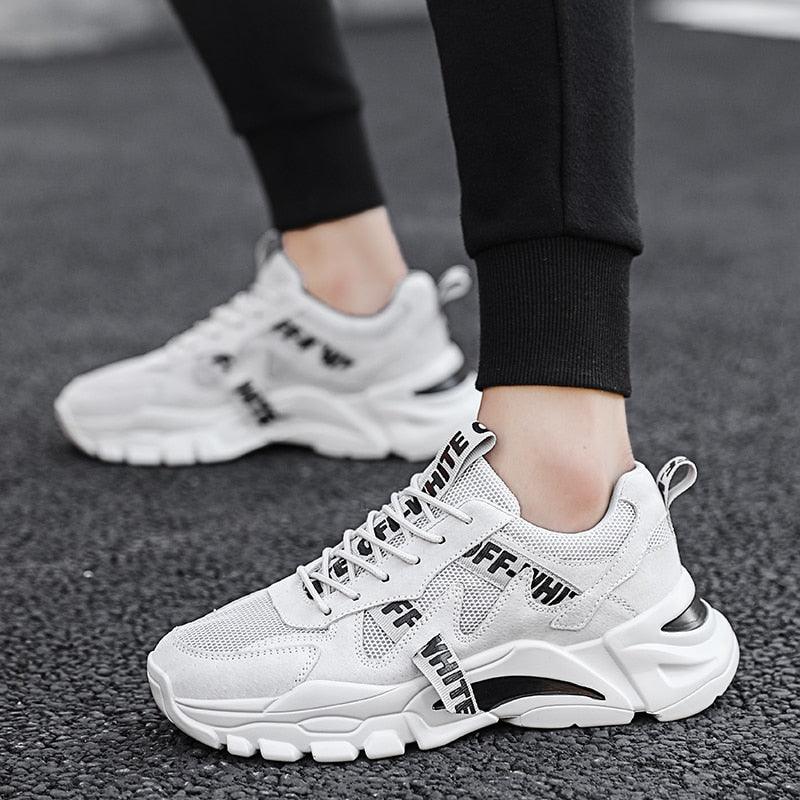 New Men's Spring Summer Breathable Casual Sports High Quality Sneaker Sport Walking Fashion Sneakers High Top Casual Shoes Athletic Walking Mesh Sneakers