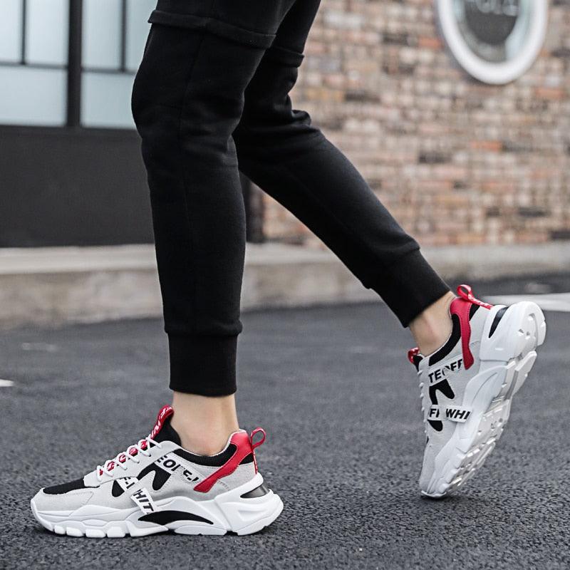 New Men's Spring Summer Breathable Casual Sports High Quality Sneaker Sport Walking Fashion Sneakers High Top Casual Shoes Athletic Walking Mesh Sneakers