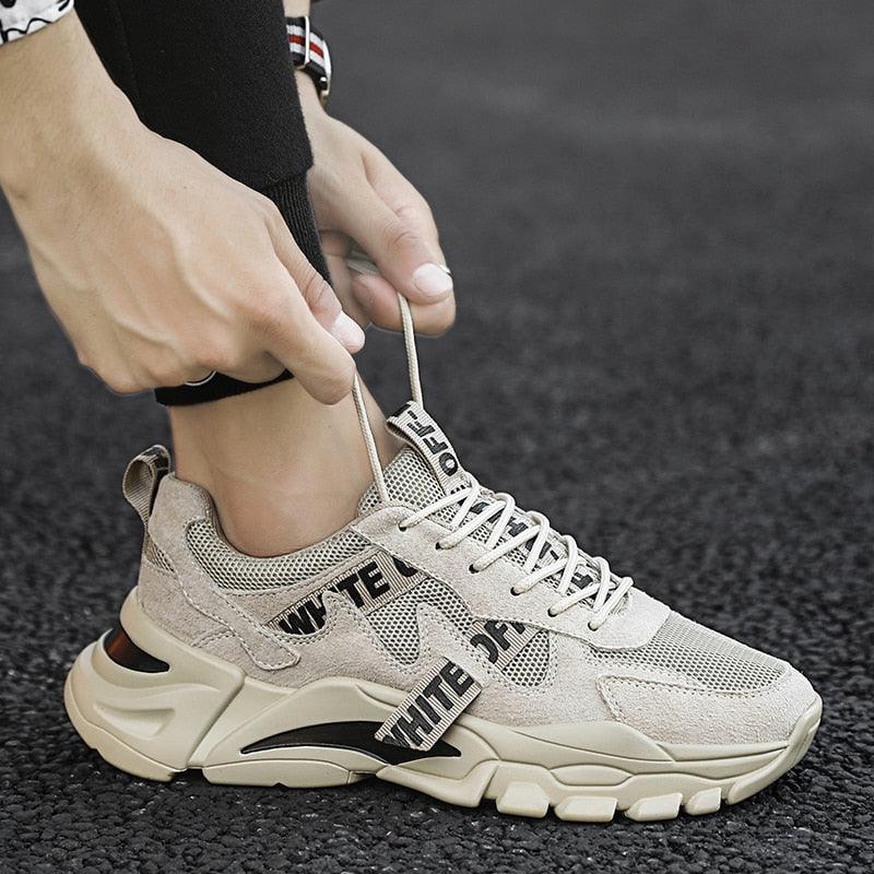 New Men's Spring Summer Breathable Casual Sports High Quality Sneaker Sport Walking Fashion Sneakers High Top Casual Shoes Athletic Walking Mesh Sneakers