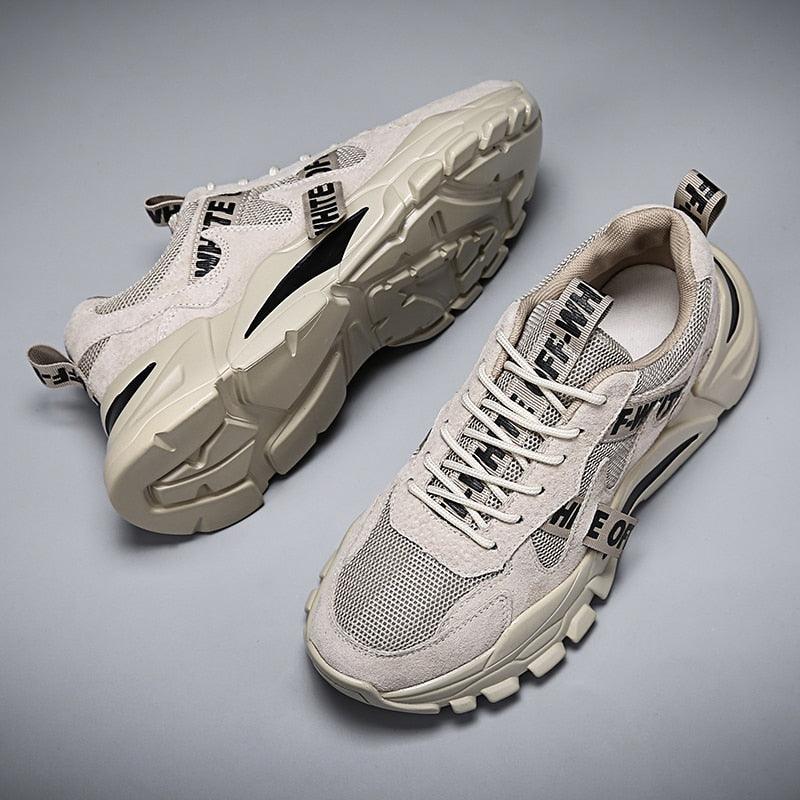 New Men's Spring Summer Breathable Casual Sports High Quality Sneaker Sport Walking Fashion Sneakers High Top Casual Shoes Athletic Walking Mesh Sneakers