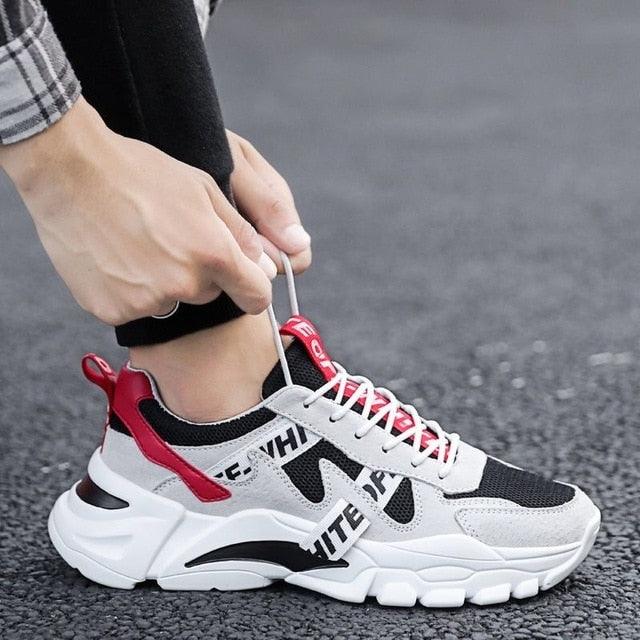 New Men's Spring Summer Breathable Casual Sports High Quality Sneaker Sport Walking Fashion Sneakers High Top Casual Shoes Athletic Walking Mesh Sneakers