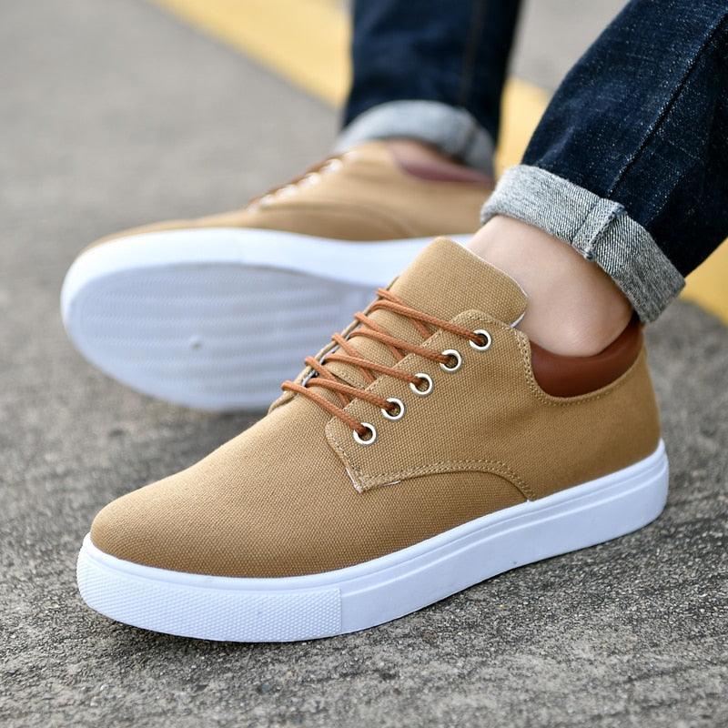 New Mens Canvas Shoes Spring Summer Casual Canvas Shoes Flats Men Shoes Driving Business Shoes Breathable Canvas Shoes Fashion Casual Shoes Fashion Sneakers Breathable Comfort Shoes