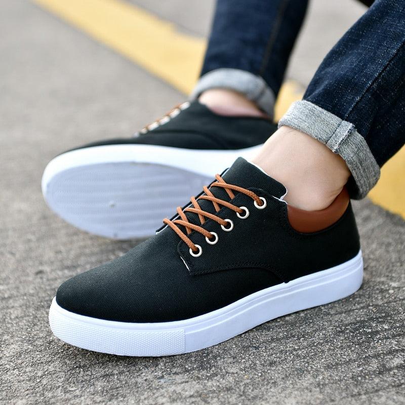 New Mens Canvas Shoes Spring Summer Casual Canvas Shoes Flats Men Shoes Driving Business Shoes Breathable Canvas Shoes Fashion Casual Shoes Fashion Sneakers Breathable Comfort Shoes