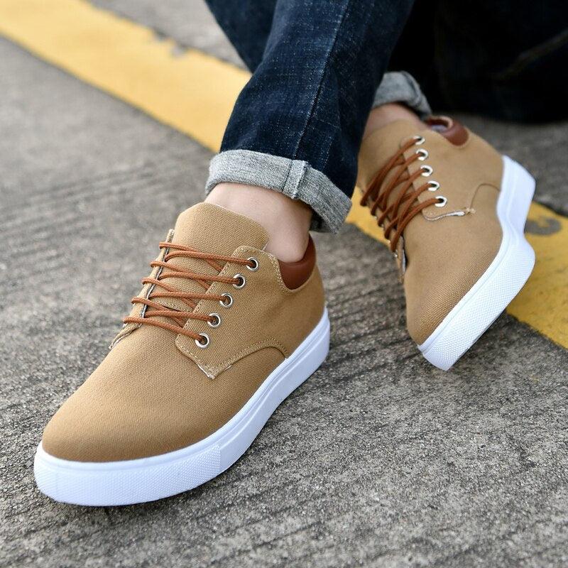 New Mens Canvas Shoes Spring Summer Casual Canvas Shoes Flats Men Shoes Driving Business Shoes Breathable Canvas Shoes Fashion Casual Shoes Fashion Sneakers Breathable Comfort Shoes