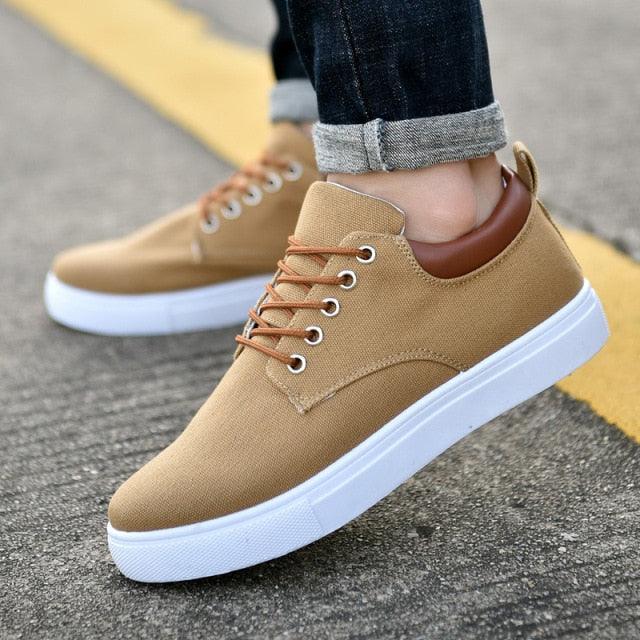 New Mens Canvas Shoes Spring Summer Casual Canvas Shoes Flats Men Shoes Driving Business Shoes Breathable Canvas Shoes Fashion Casual Shoes Fashion Sneakers Breathable Comfort Shoes