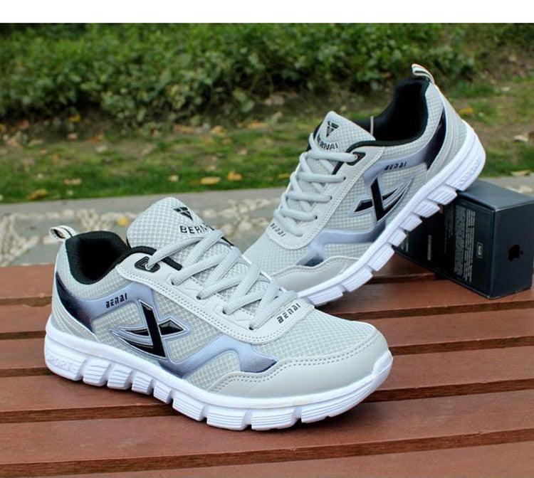 New Mens Sport Light Sneakers Breathable Casual Shoes Outdoor Walking Comfortable Running Sneakers Breathable Men Workout Lightweight Slip On Athletic Gym Sneakers