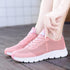 New Mesh Womens Sneakers Breathable Flat Shoes Women Lightweight Sports Non-slip Running Footwear Fashionable Breathable And Non-Slip Walking Shoes For Women