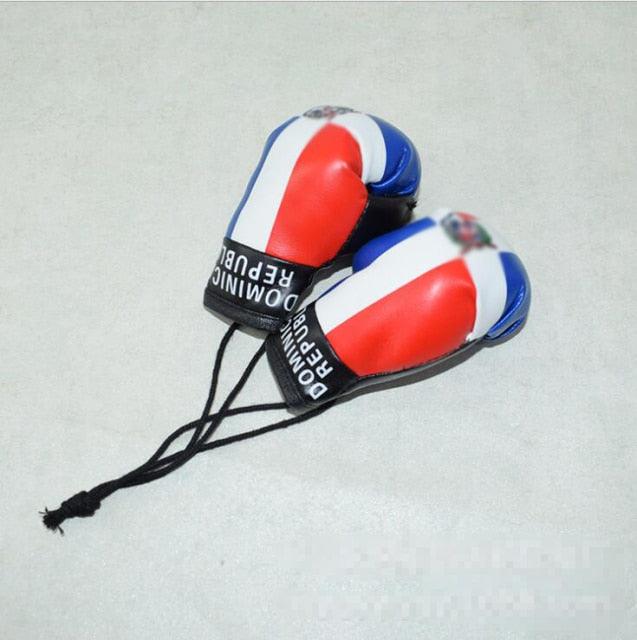 New Mini Boxing Gloves Keychain Pendant Keychains Charms Sports Keychain Boxing Match Glove Car Bag Pendant Sport Key Chain Accessory For Men