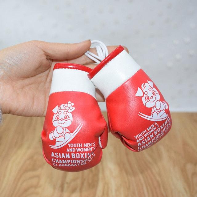 New Mini Boxing Gloves Keychain Pendant Keychains Charms Sports Keychain Boxing Match Glove Car Bag Pendant Sport Key Chain Accessory For Men