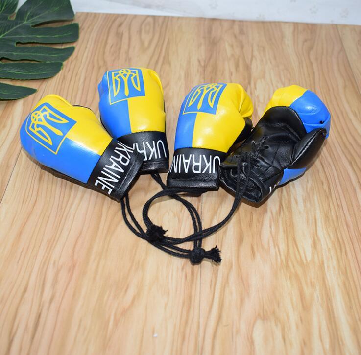 New Mini Boxing Gloves Keychain Pendant Keychains Charms Sports Keychain Boxing Match Glove Car Bag Pendant Sport Key Chain Accessory For Men