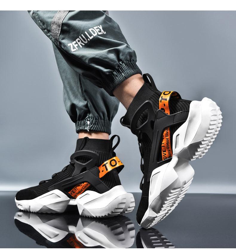 New Modern Mans Sneakers Breathable Fashion Men's Height Increasing Casual Outdoor High Quality Mesh Walking Jogging Non Slip Athletic Comfortable Casual Mens Sneakers