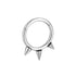 New Nose Piercing Ring Cuff Septum Piercing Ring Titanium Steel Piercing Ear Cartilage Tragus Goth Piercing  Helix Piecing Cartilage Earring Lip Eyebrow Belly Ring Piercing Body Jewelry Nightclub Dance Stainless Steel Earrings Body Jewelry